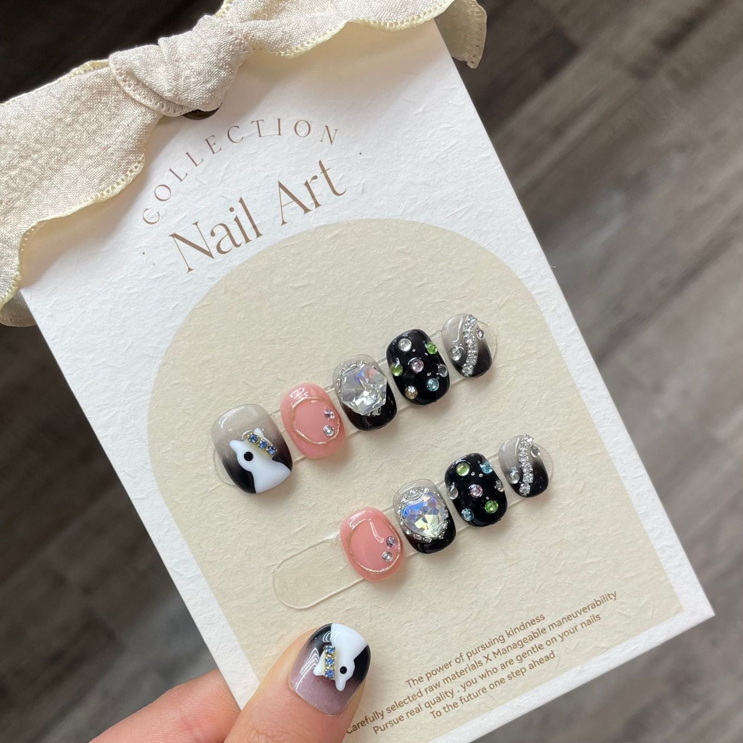 1024- Handmade press on nails fake nails removable