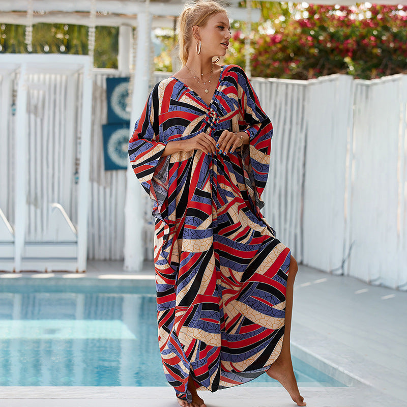 Bikini Cover-Up Viscose Cardigan ¨C Hot Spring Swimwear Wrap, Beach Sarong Shawl for Women
