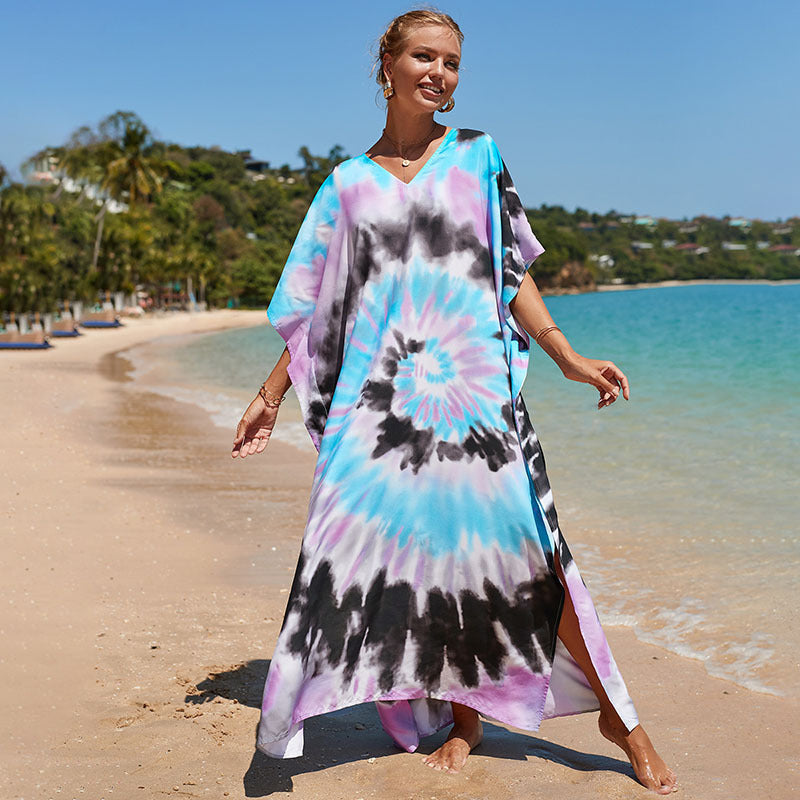 Bohemian Beach Robe ¨C Sexy Loose-Fit Bikini Cover-Up, Vacation Sun Protection Kimono