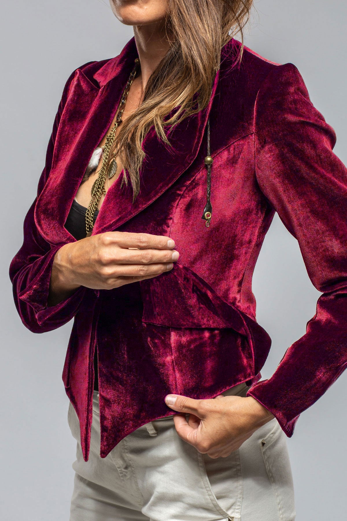 Pleuche Blazer Women Coat Short Slimming One Button Slim Spring Autumn Casual Blazer