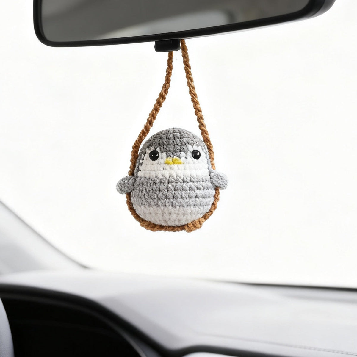 Car plant pendant Car decoration Rearview mirror pendant Creative wool in the car