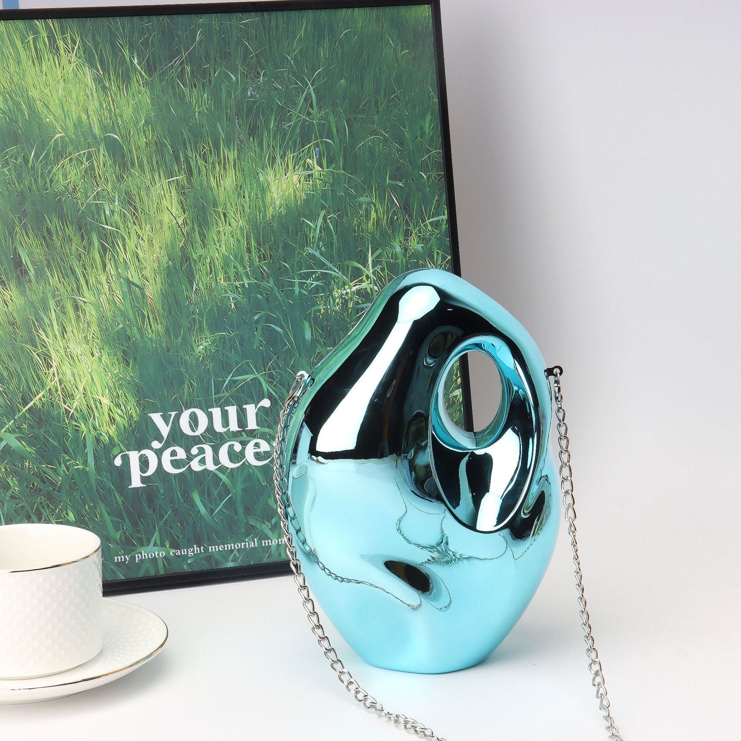 Ladies Acrylic Bag – Elegant Crossbody Box Bag, Simple Prom Clutch, Banquet Summer Party Purse