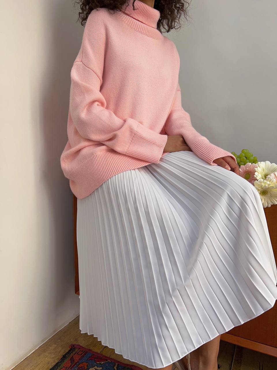 Spring Autumn Pleated Organ Skirt Soft All Match Tutu
