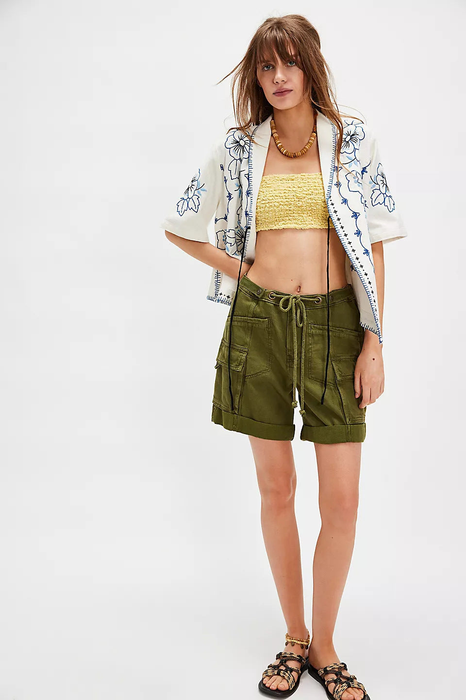 Summer Baggy Denim Shorts Women Own Belt Trendy Pants Denim Shorts