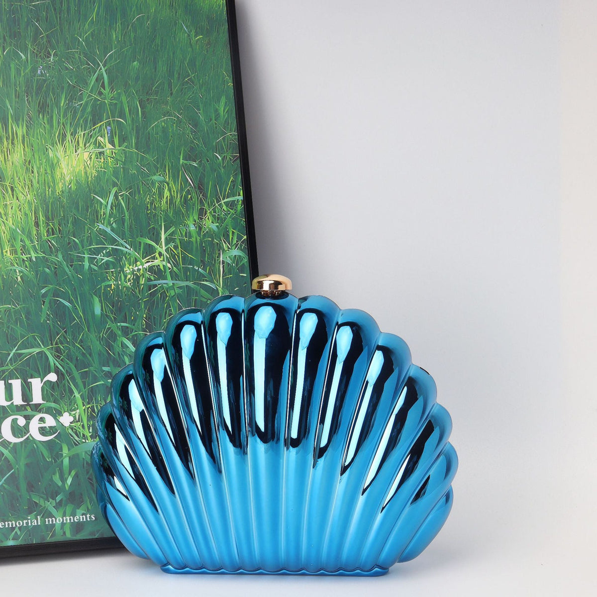 Shell Box Bag, Clutch Purse, Dinner Purse evening Clutch Purse Party