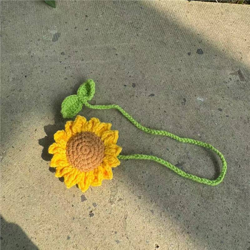 Car plant pendant Car decoration Rearview mirror pendant Creative wool in the car