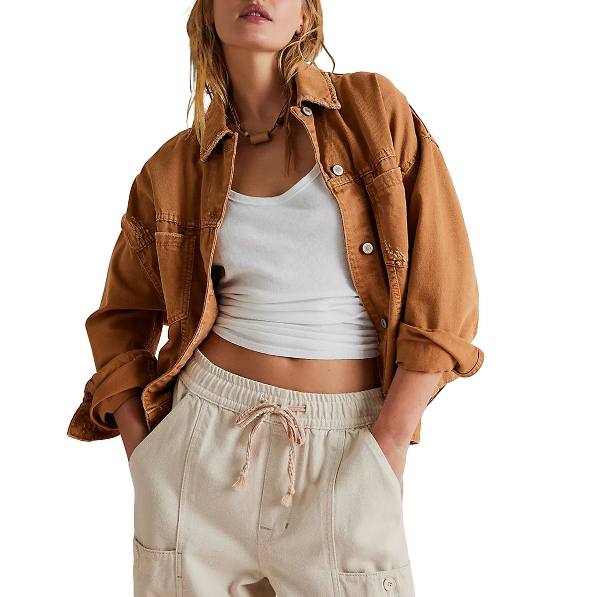 Loose Denim Jacket Women