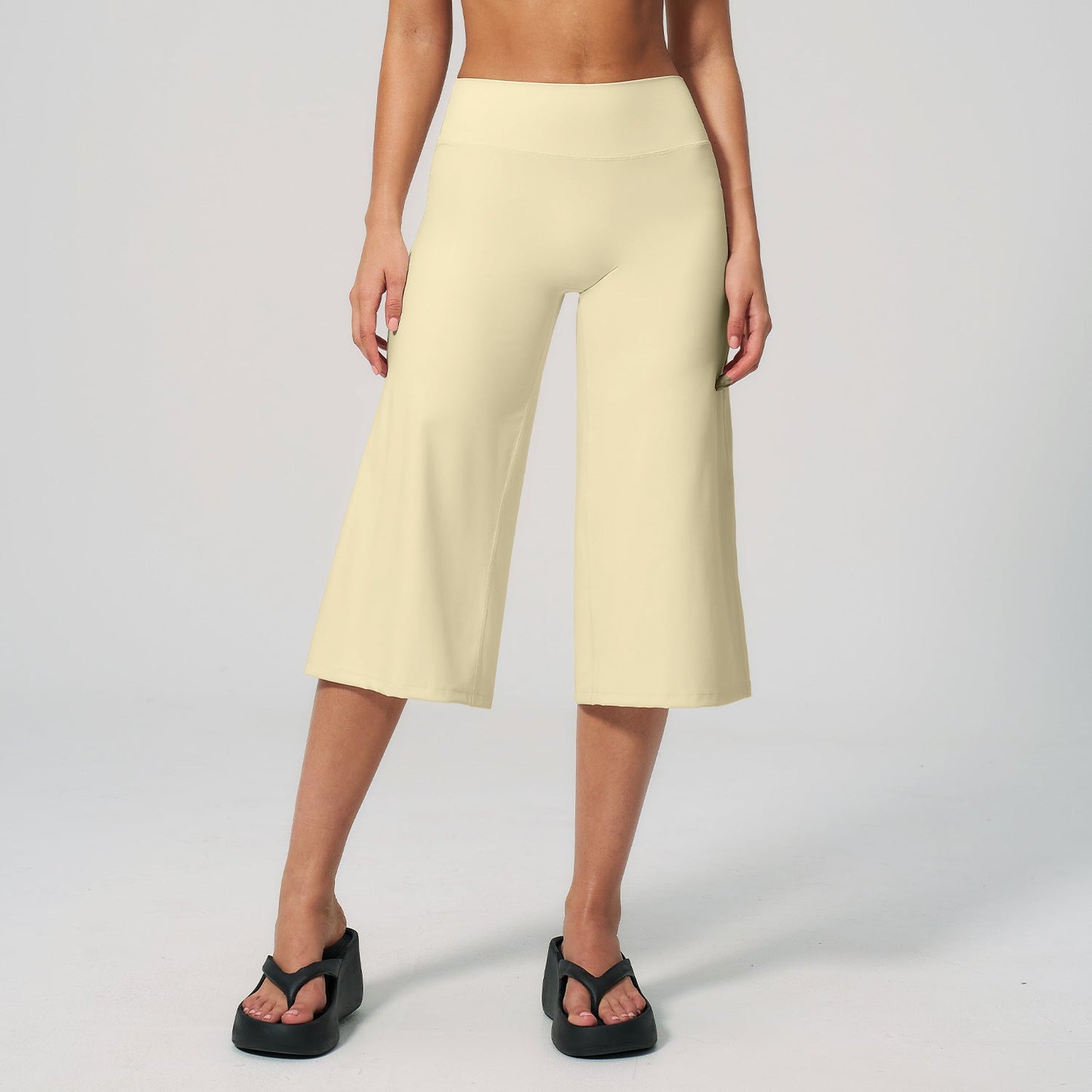 Summer Brushed Yoga Wear Sports Pirate Shorts For Women Abdominal Shaping High Waist Quick Drying Loose Fitness Sports Pirate Shorts