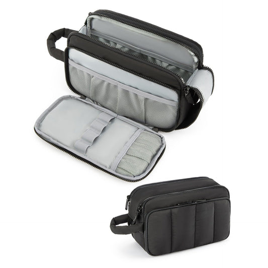 Portable Travel Toilet Bag – Compact Cosmetic Bag for Makeup Storage, Travel Makeup Bag with Organizers, Durable Cosmetic Storage Bag for On-the-Go Beauty Needs