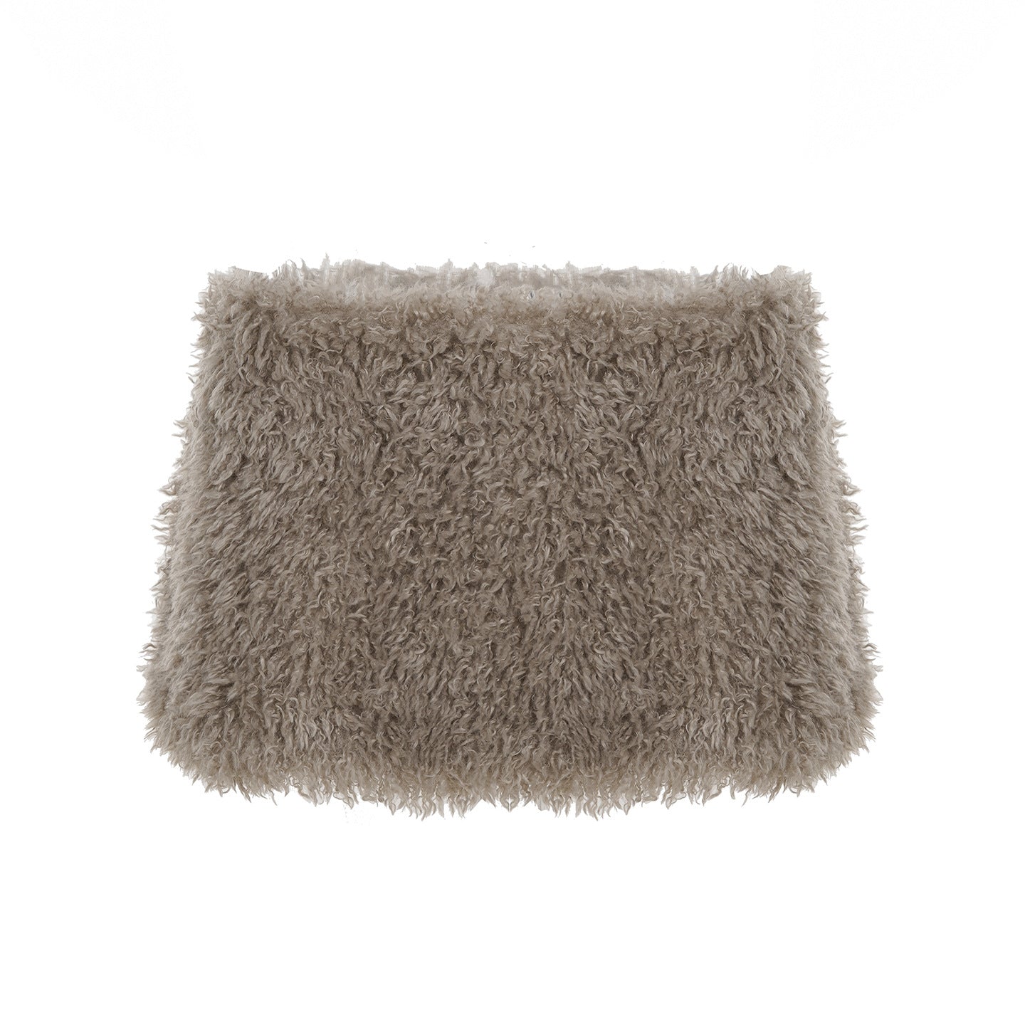 Sexy Street Fur Skirt Solid Color Small Curl A line Sexy Skirt Women