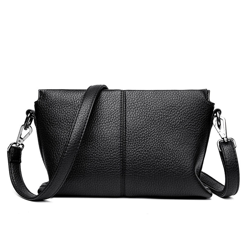 Western Style Soft Leather Women's Crossbody Bag | Fashion Small Square Shoulder Bag (Commuting & Casual Handbag)