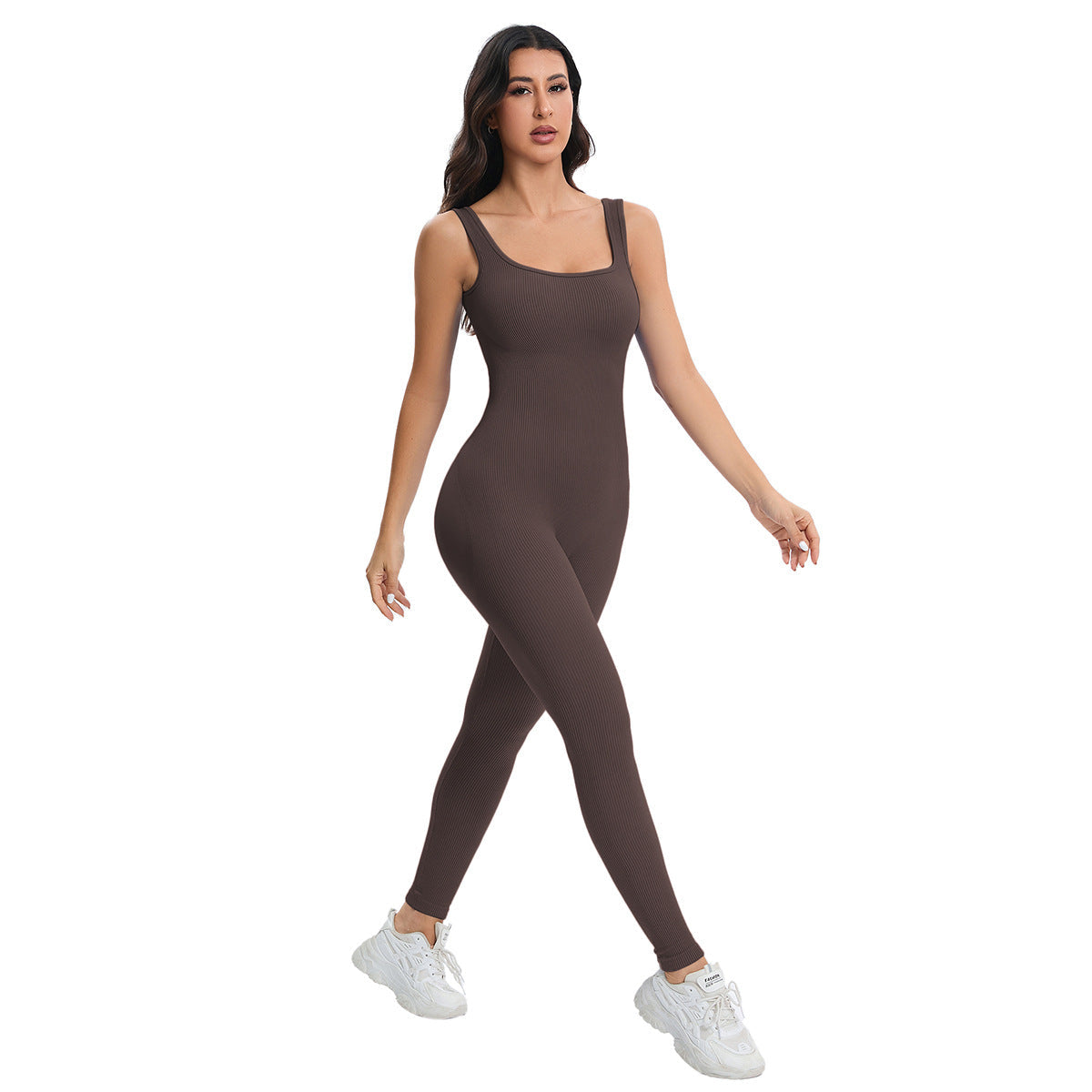 Sports Yoga Bodysuit Trousers Running Workout Quick Drying Breathable Seamless Knitted Peach Hip Slim Fit