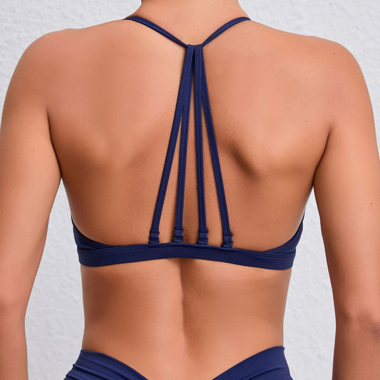 Beauty Back Dual Use Nude Feel Yoga Clothes Women Tight Quick Drying Sports Yoga Bra Outdoor Running Beauty Back Workout Underwear