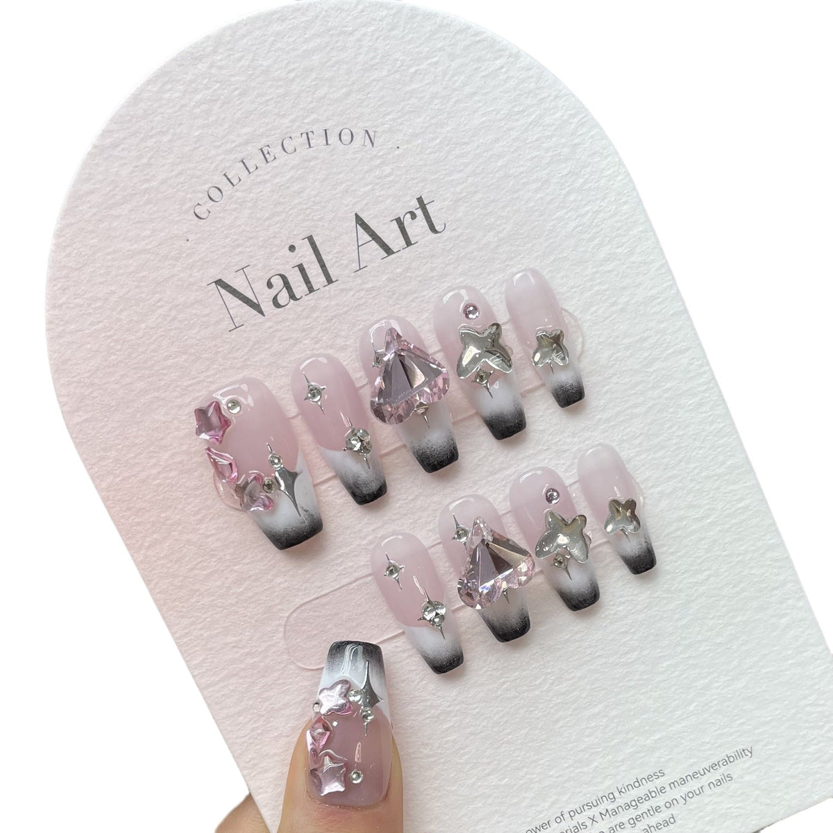 1024- Handmade press on nails fake nails removable