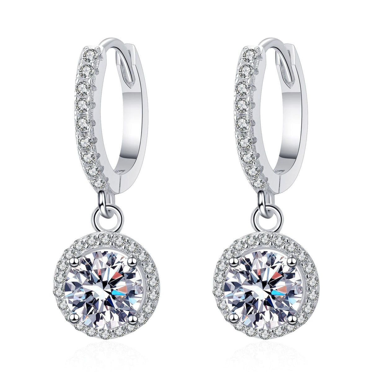 Sunflower Full Diamond Stud Earrings