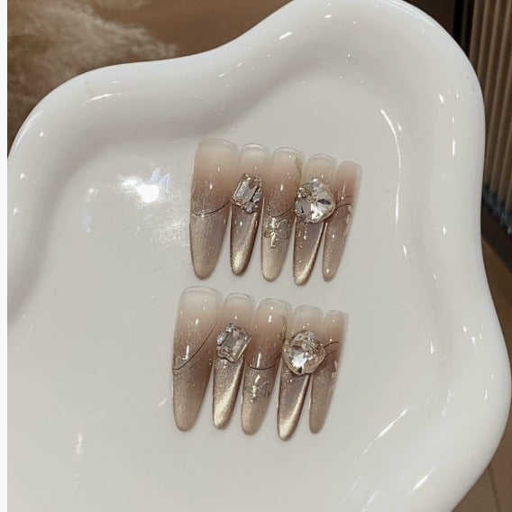 1034- Handmade press on nails fake nails removable