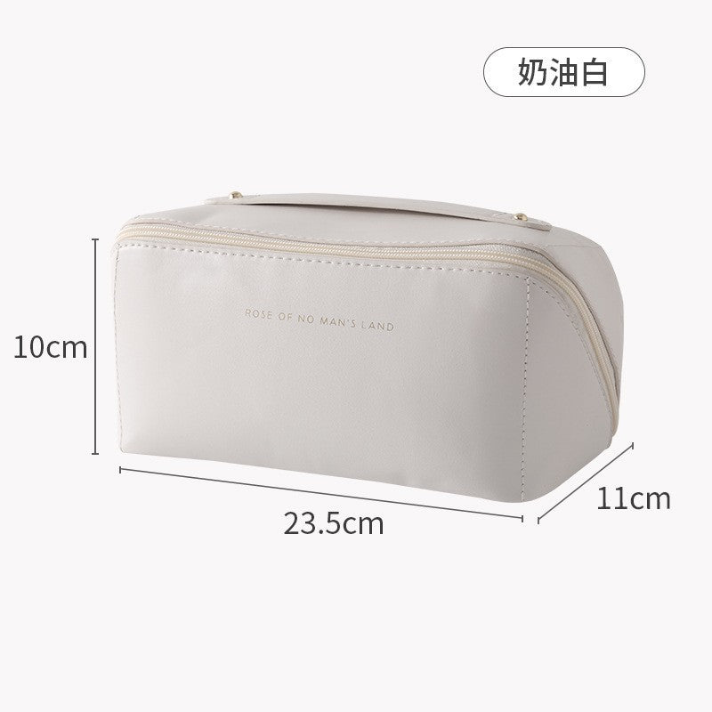 Makeup bag organizers,stylish cosmetic bag, large capacity portable versatile travel products toilet bag woman, makeup bag with compartments,