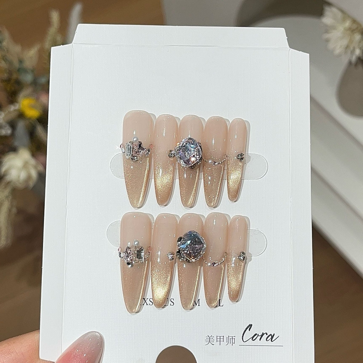0995- Handmade press on nails fake nails removable