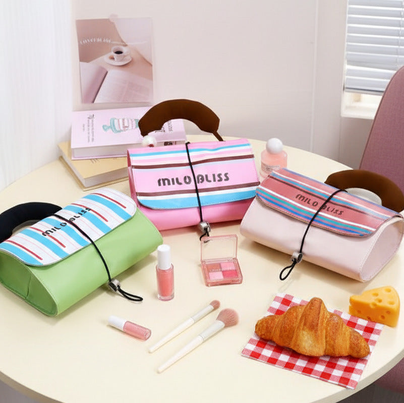 Large Foldable Detachable Toiletry Bag – Premium Portable Travel Cosmetic Case, Women’s Makeup Organizer