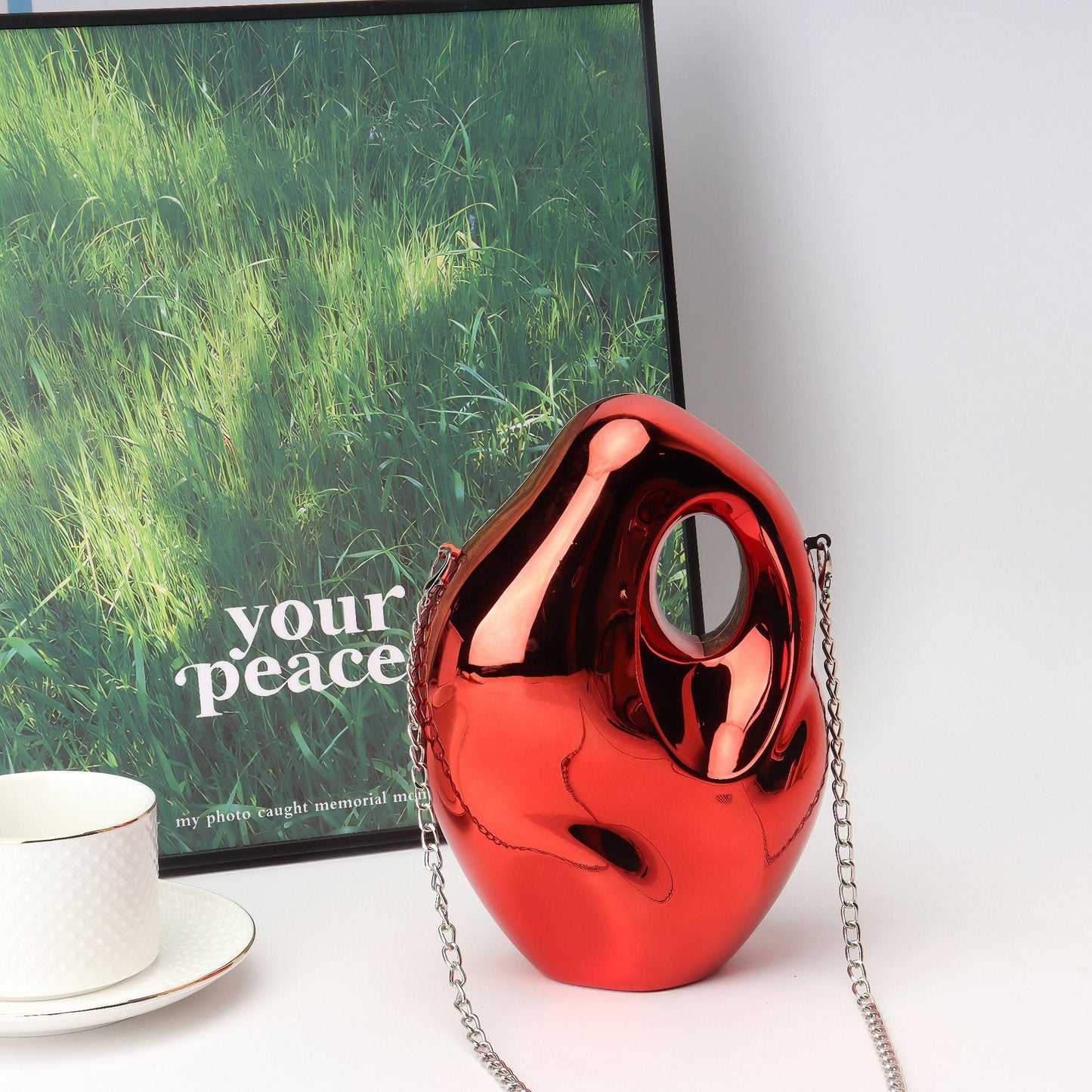 Ladies Acrylic Bag – Elegant Crossbody Box Bag, Simple Prom Clutch, Banquet Summer Party Purse