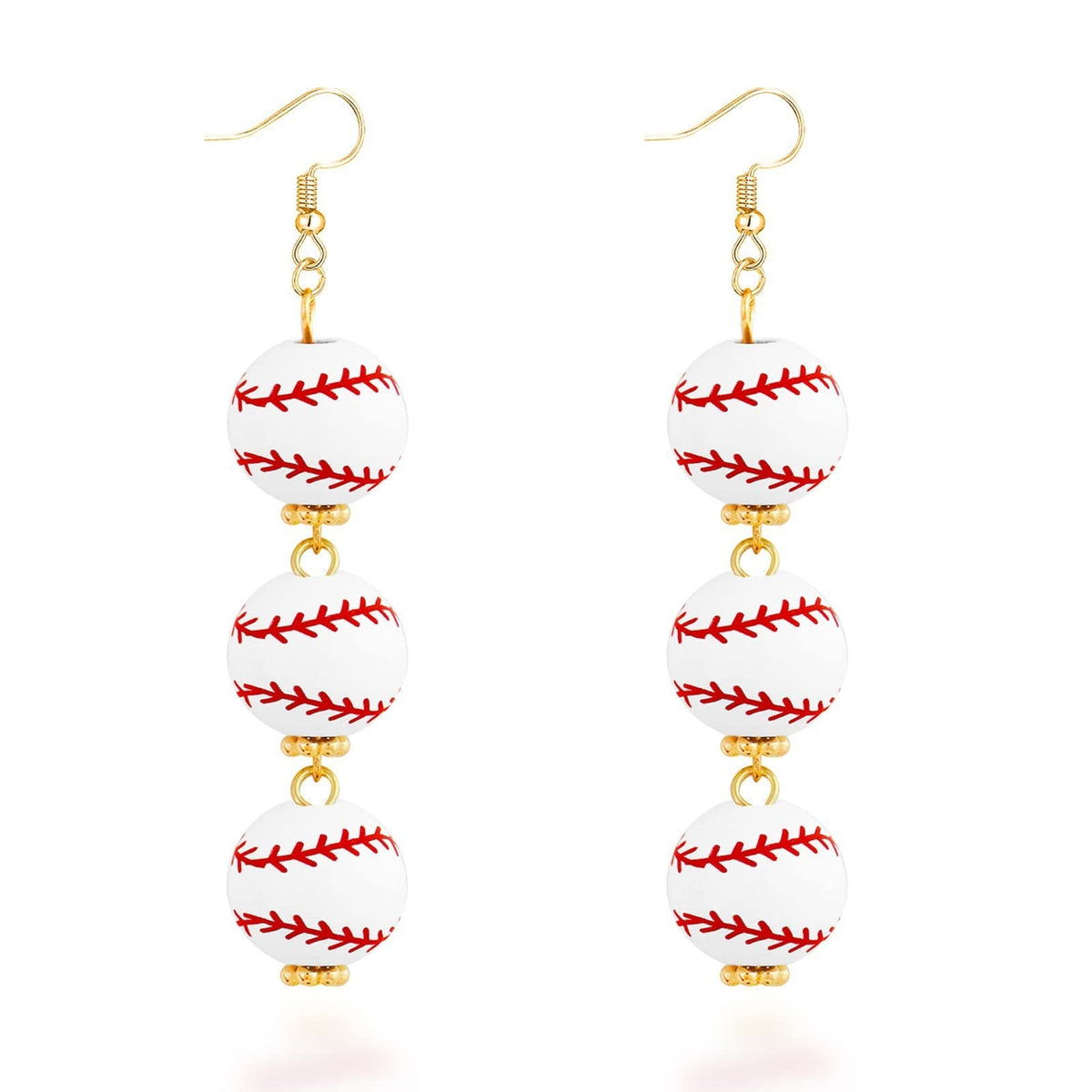 Rhinestone Football & Rugby Earrings for Women - Sparkling Sports Fan Dangle Drop Stud Earrings