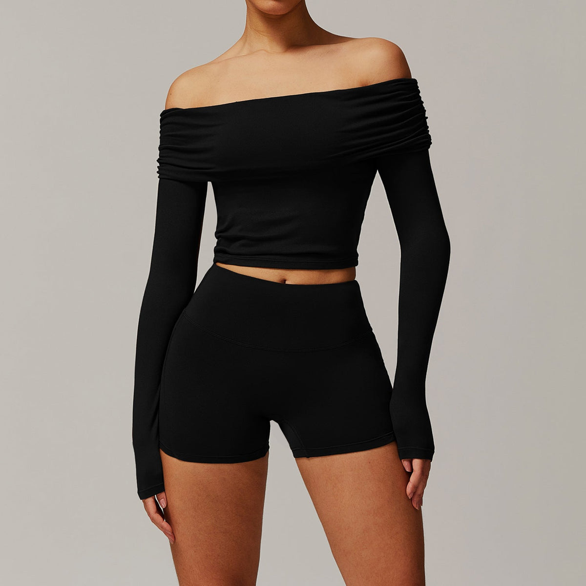 Sollinarry Brushed Yoga Women Casual Comfortable Yoga Clothes Running Exercise Workout Outfit