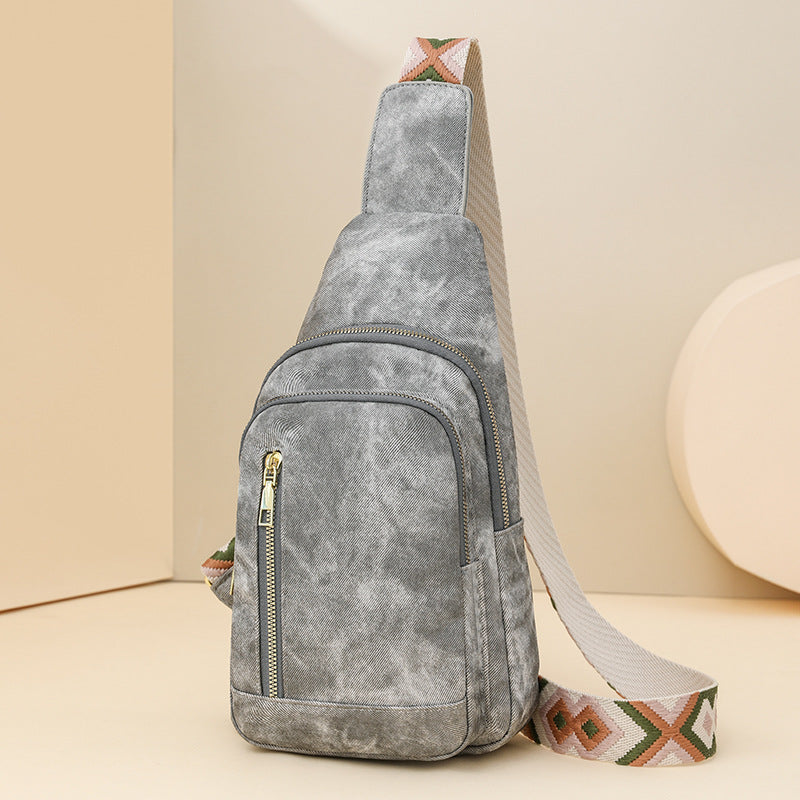 Retro Bags Women Large Capacity Women Chest Bag Simple Messenger Bag Women Chest Bag