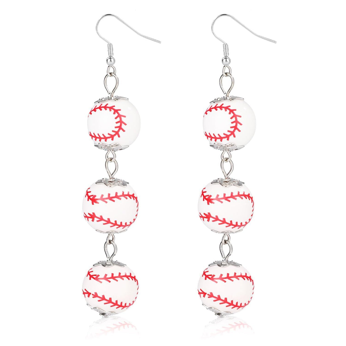 Rhinestone Football & Rugby Earrings for Women - Sparkling Sports Fan Dangle Drop Stud Earrings