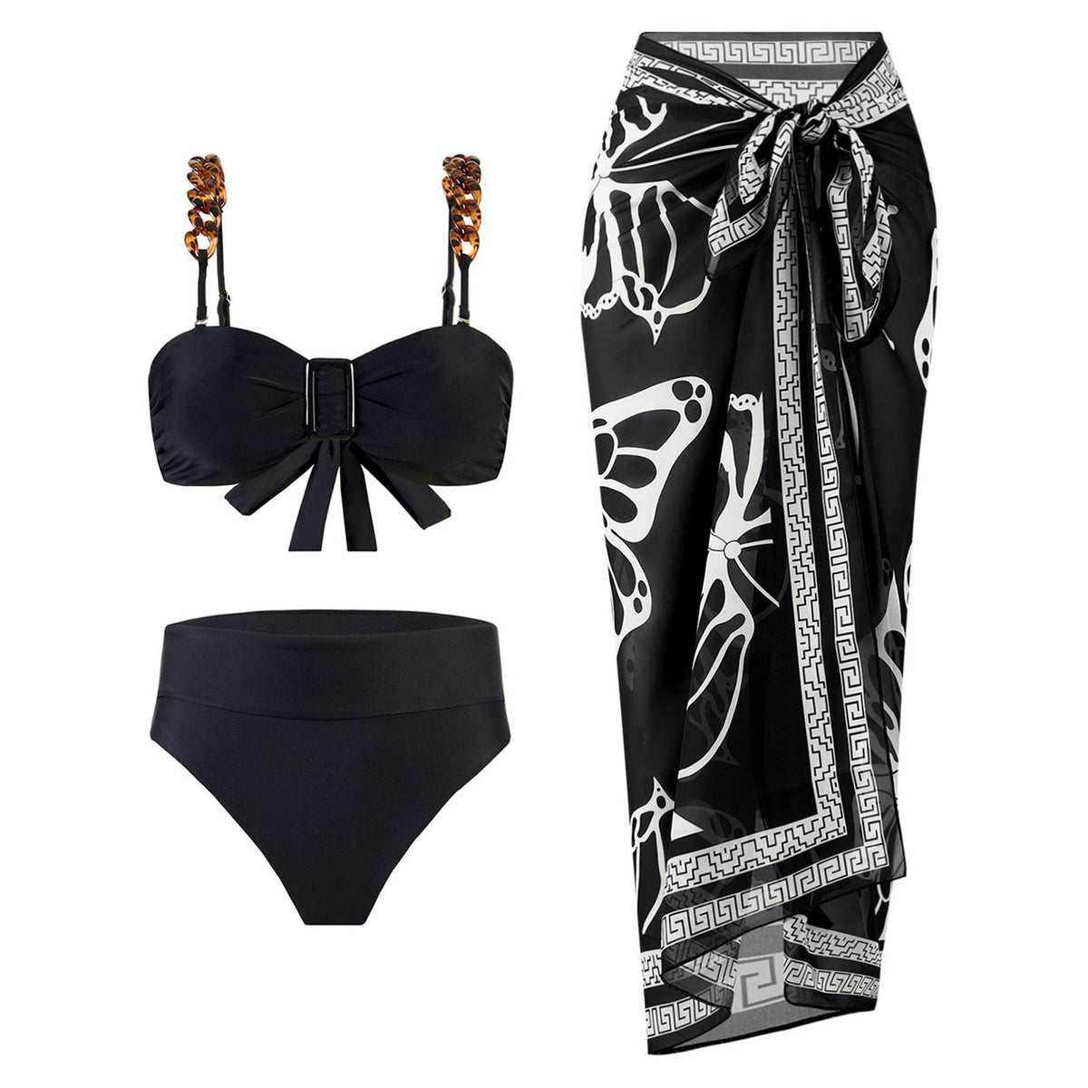 High Waist Print Bikini Swimsuit Sexy Swimwear Women Bikini