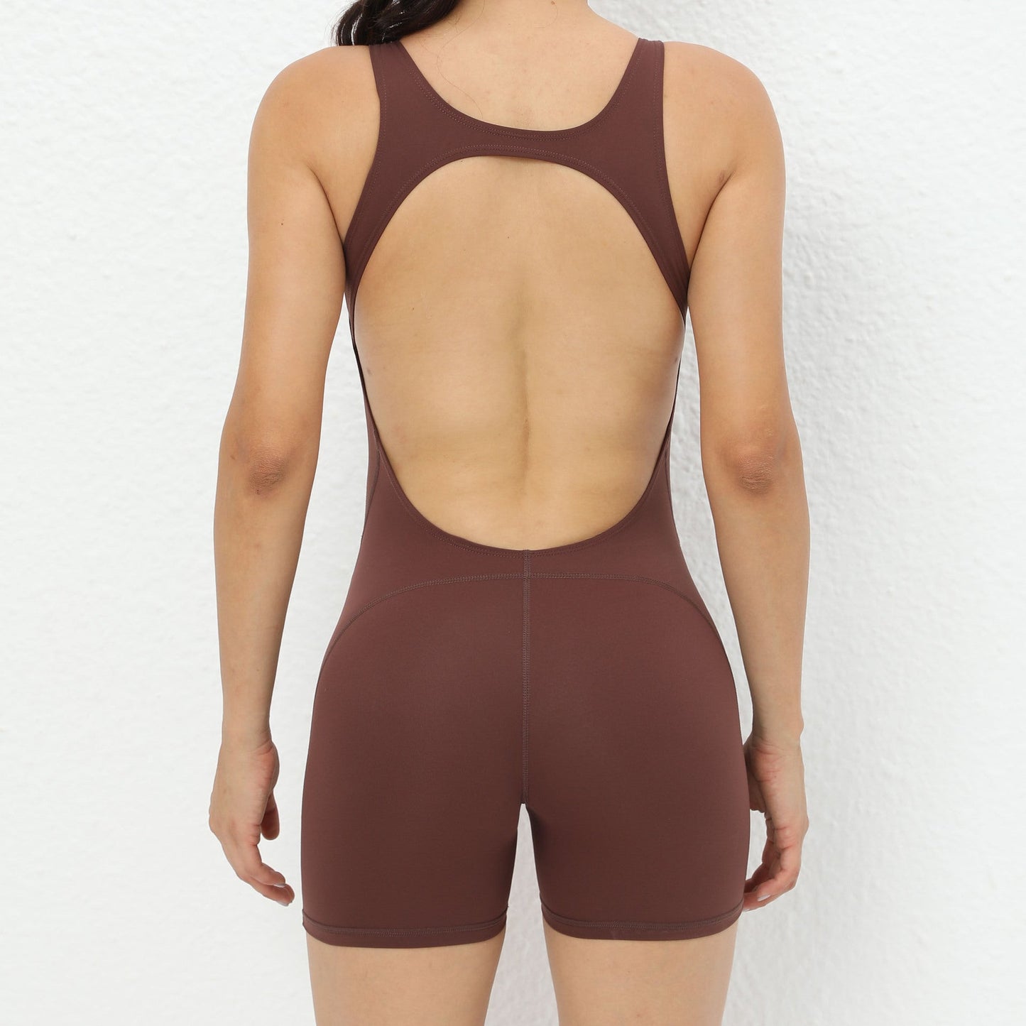 Quick Drying Nude Feel Yoga Clothes Women Training Fitness Integrated Hip Lifting Sport Yoga Jumpsuit