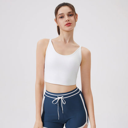 Cloud Sense Knot Beauty Back Yoga Underwear Women Shockproof Yoga Clothing Top Outer Wear Running Bra Workout Yoga Vest