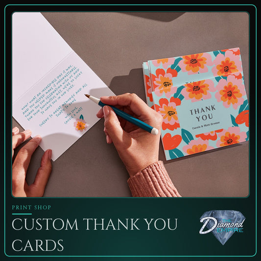 Custom Thank You Cards