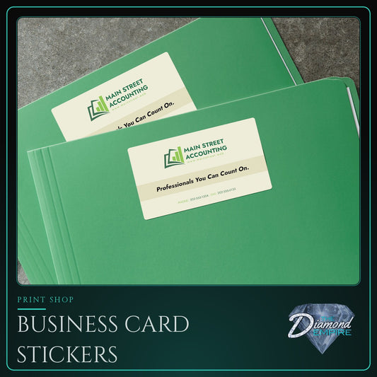 Business Card Stickers