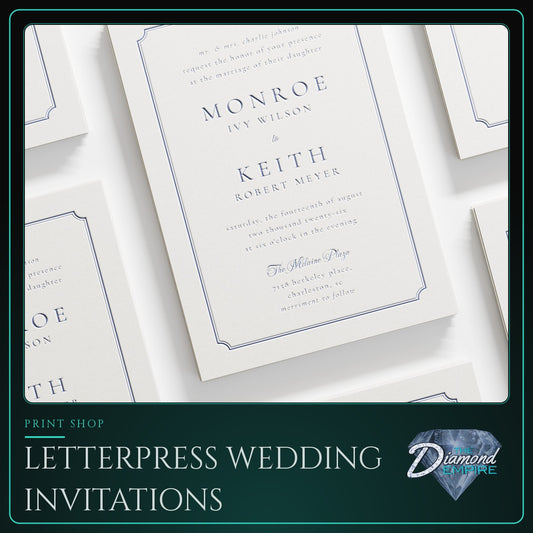 Letterpress Wedding Invitations