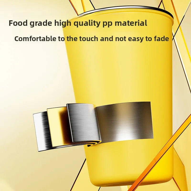 304 Stainless Steel lce cup 6 Color Options Coffee cup Leak - Proof Double use Direct Drink & Straw  Food Grade Stackable