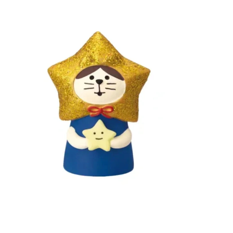 Christmas Resin Ornaments Home Scenes Trendy Toys Figurines Decorations ZAKKA Dolls Cats 2025 Small Ornaments