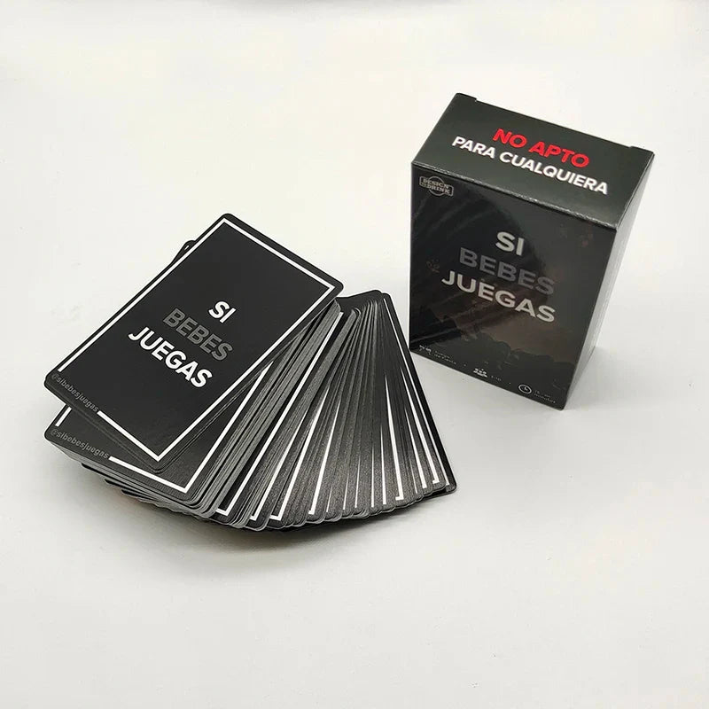 Si Bebes Juegas Drinking Cards Set in Spanish language Adult Party Game for Fun
