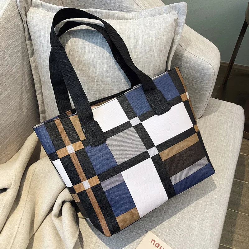 Ladies Large Capacity PU Leather Shoulder Bag | Fashion Luxury Women's Brief Casual Shopping Tote (Bolsa)