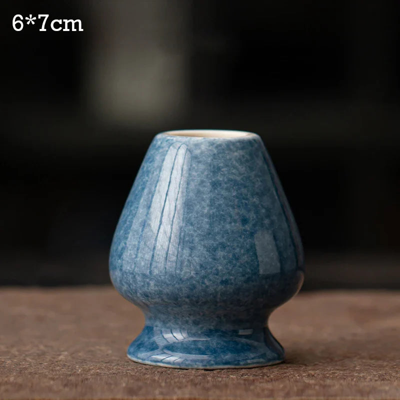 Ceramic Matcha Tea Whisk Holder For Dining Room Teahouse Matcha Ceremony Green Tea Chasen Holder Stand Bowl Teawares