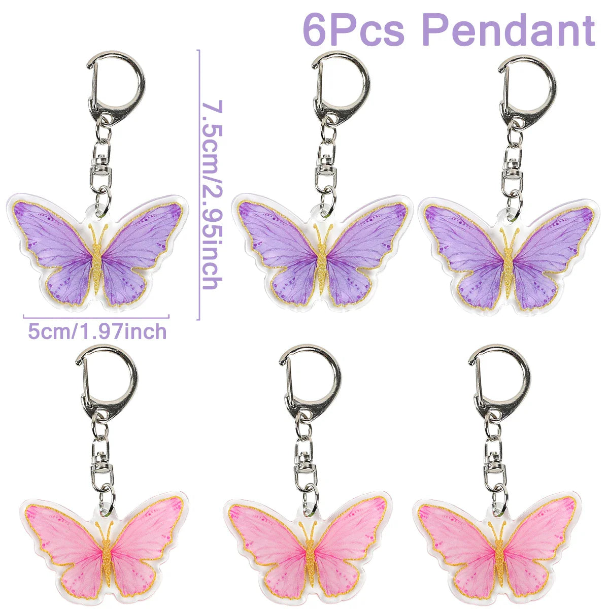 5pcs Jungle Animal Keychains Safari Animal Keychains Lion Giraffe Elephant Key Chains Animal Theme Decor for Baby Shower Party