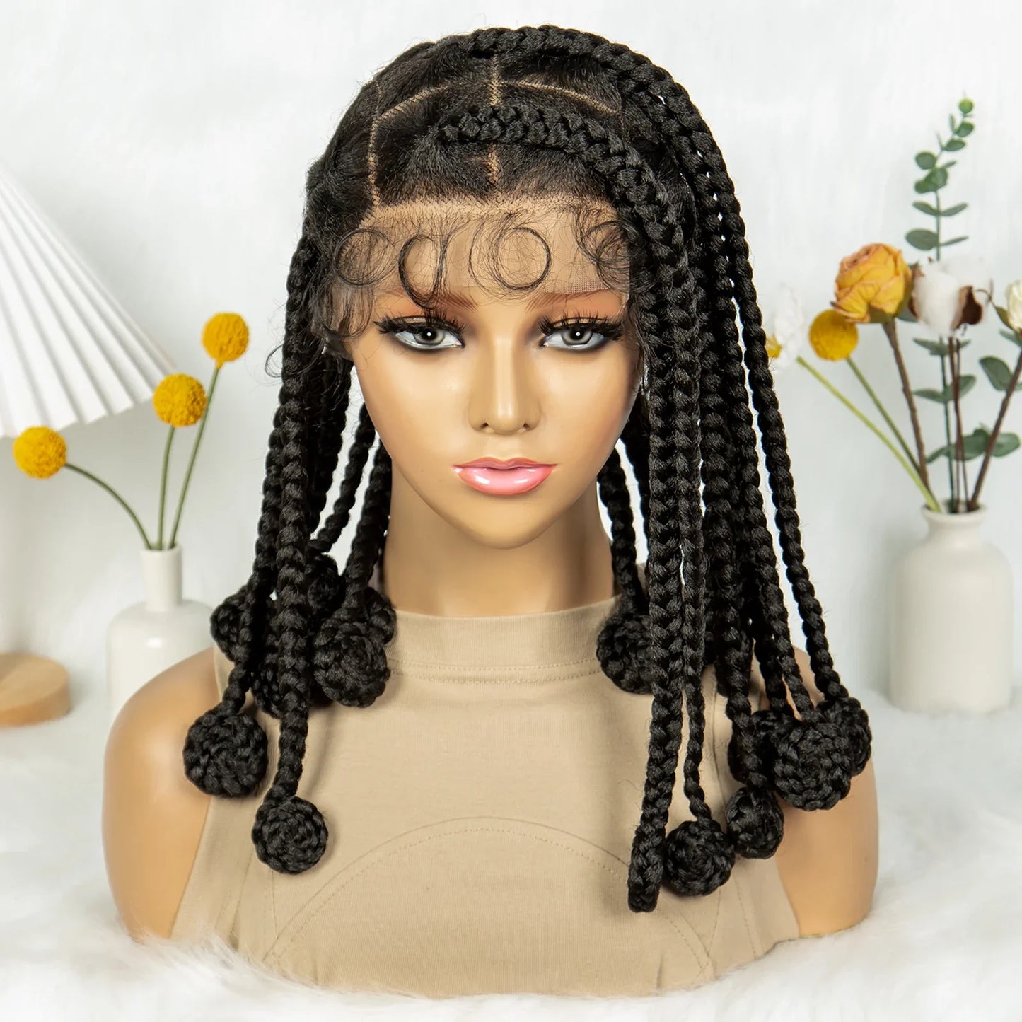 KIMA Chunky Knotless Bantu Box Braids Wig | Full Lace