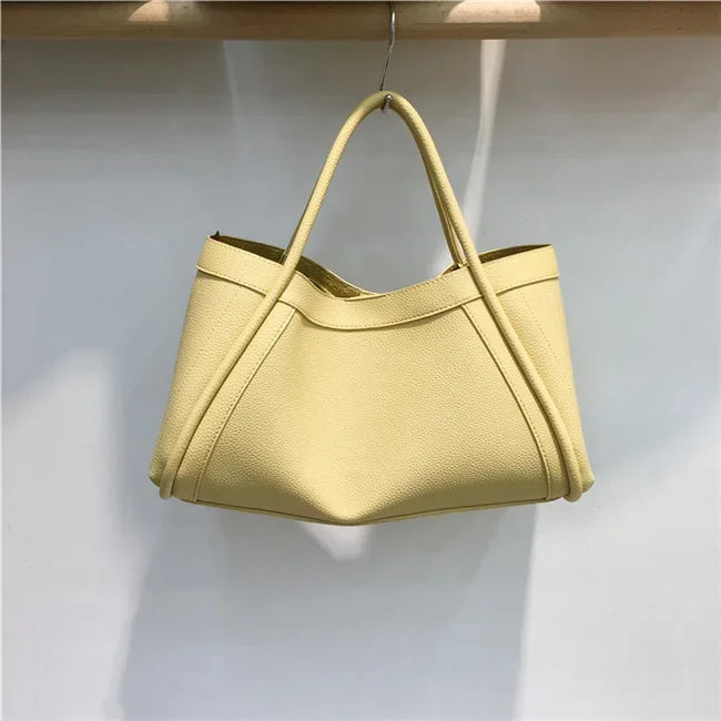 Fashionable Simple Korean Style Large Capacity Tote Bag | Versatile Crossbody Handbag & Mother-Child Commuting Bag