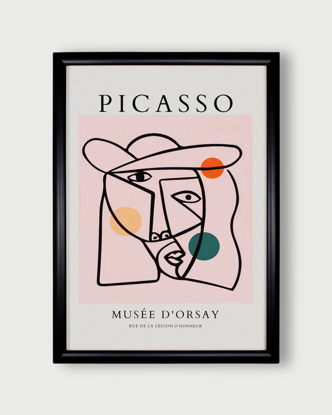 Picasso Exhibition poster, Picasso The Kiss Art Print, Gift Idea for friends, Picasso Exhibition Wall Art Decor, Famous Artist