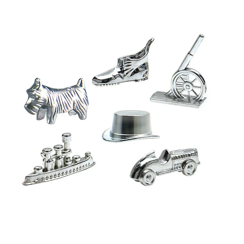 8 Pcs/Set Alloy Chess Pieces Board Games Accessories