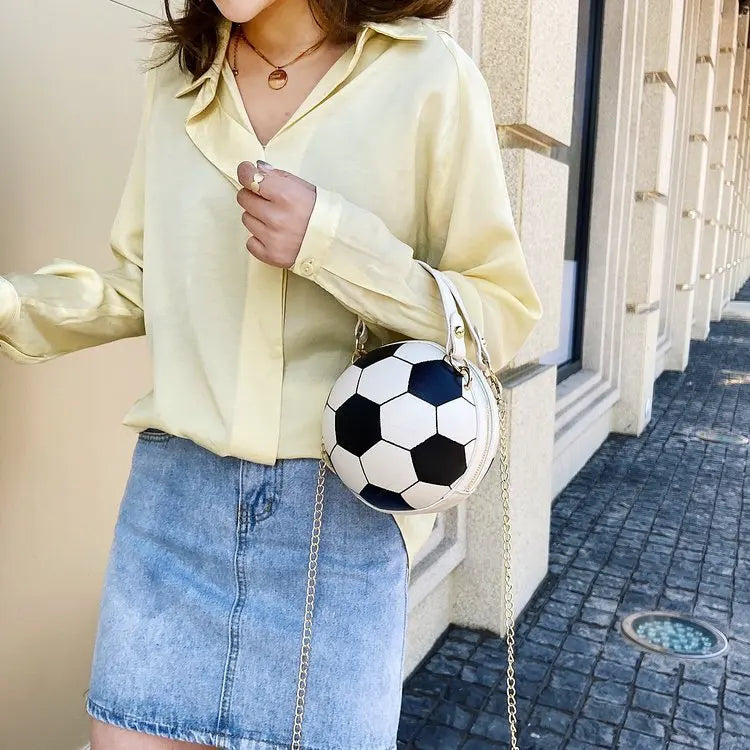 Hot Selling Ladies Spherical Bag | Personality Basketball Bag & New Shoulder Messenger Bag (Korean Round Bag Women's Bag)