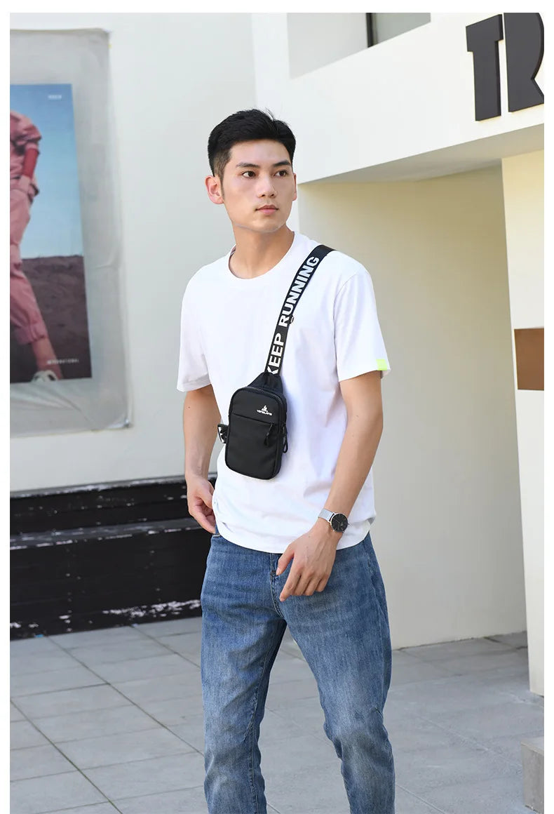 Small Chest Bag & Mobile Phone Bag | Outdoor Sports Mini Fashion Shoulder & Messenger Bag (Unisex Gift)