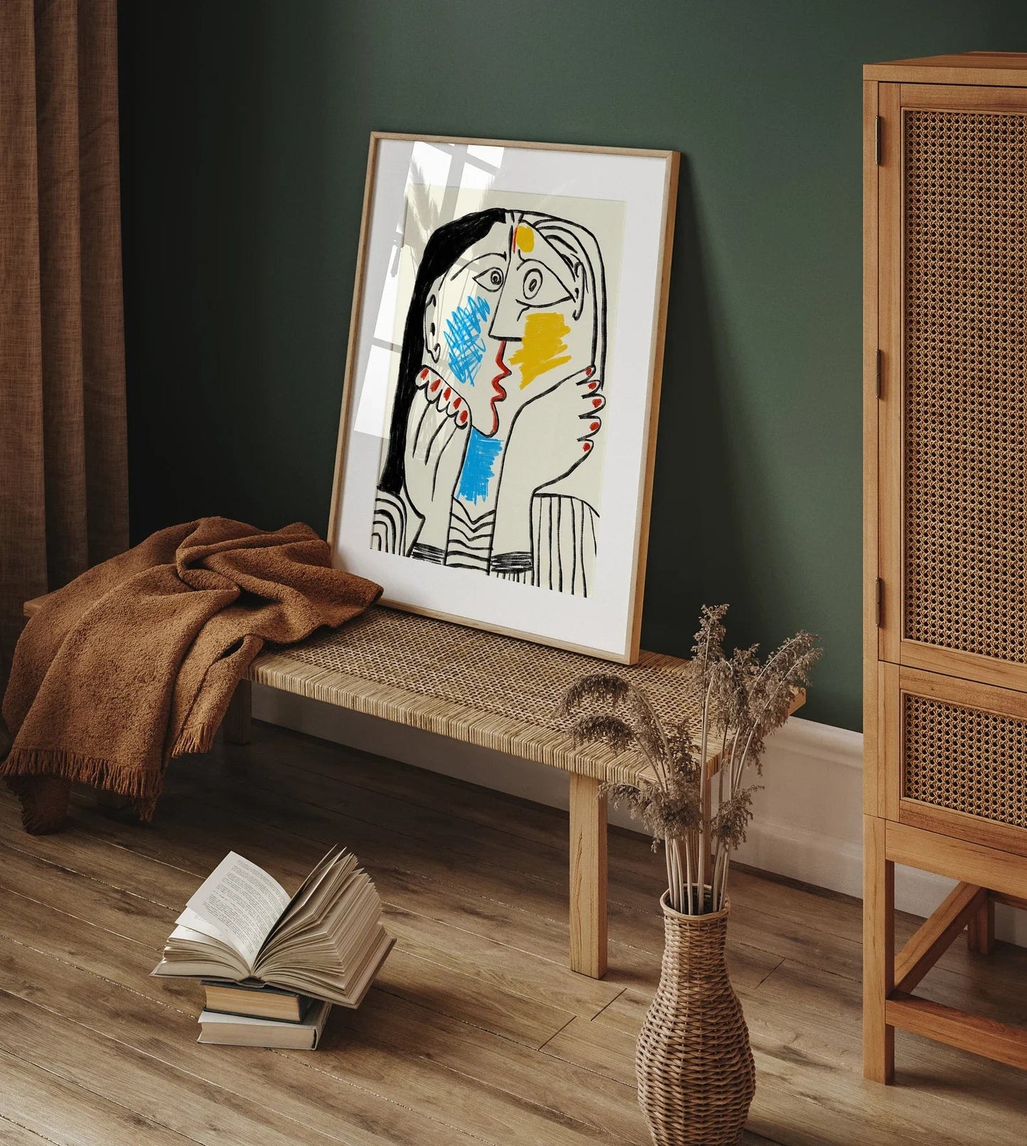 Picasso Exhibition poster, Picasso The Kiss Art Print, Gift Idea for friends, Picasso Exhibition Wall Art Decor, Famous Artist