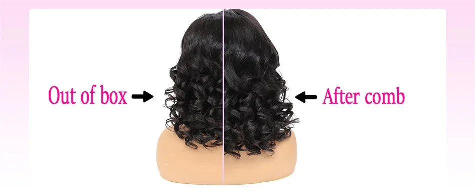 Vietnamese | 100% Raw Hair | Bouncy Loose | Wave | Pre Cut | Glueless | HD | Lace Closure | Wear And Go | 100% Human Hair Wigs