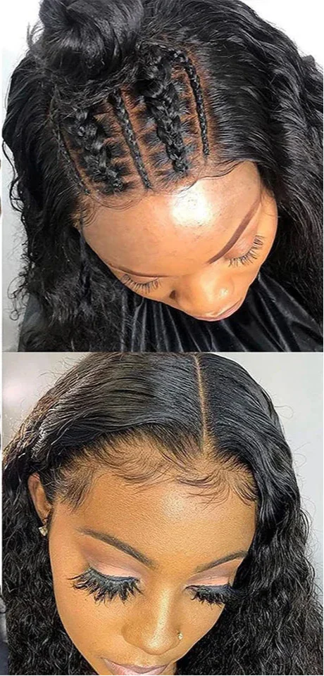 Wear & Go Deep Wave HD Glueless Wig | 6x4 Transparent Lace Peruvian Remy Human Hair (Pre-Plucked & Bleached Knots)