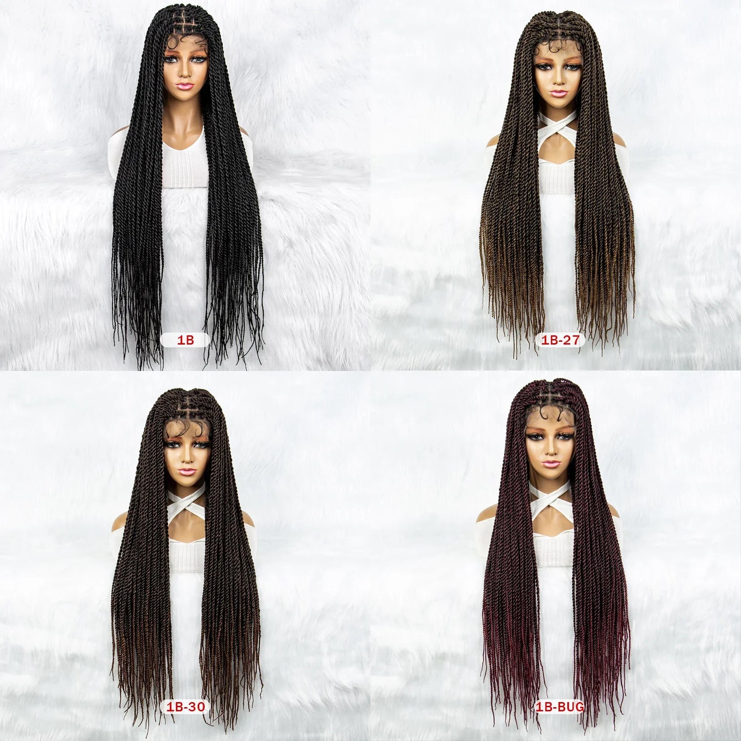 Full Lace Frontal Dreadlocks Wig | Twisted Hair & Baby Hair